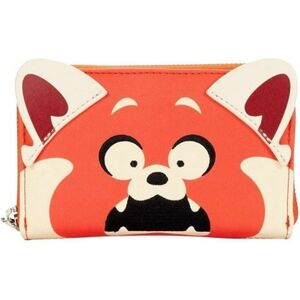 Loungefly Disney Turning Red Orange and Cream Fox Wallet NWT